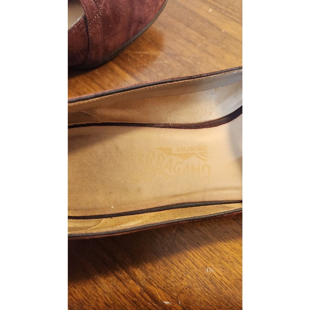 Salvatore Ferragamo 2000s Vintage Audrey Ballerina Flats - Picture 9 of 9